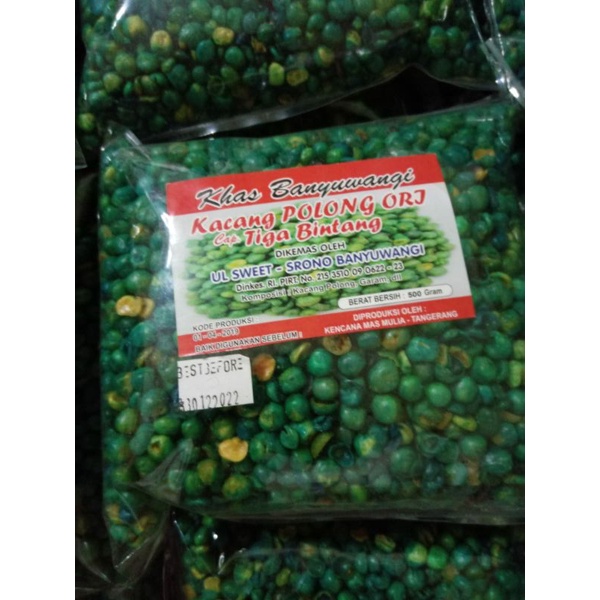 

KACANG POLONG ORI//KEMASAN 500GR