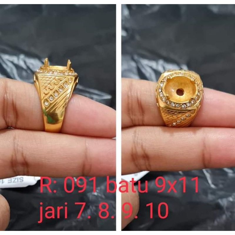 Ikat ring emban perunggu model eropa