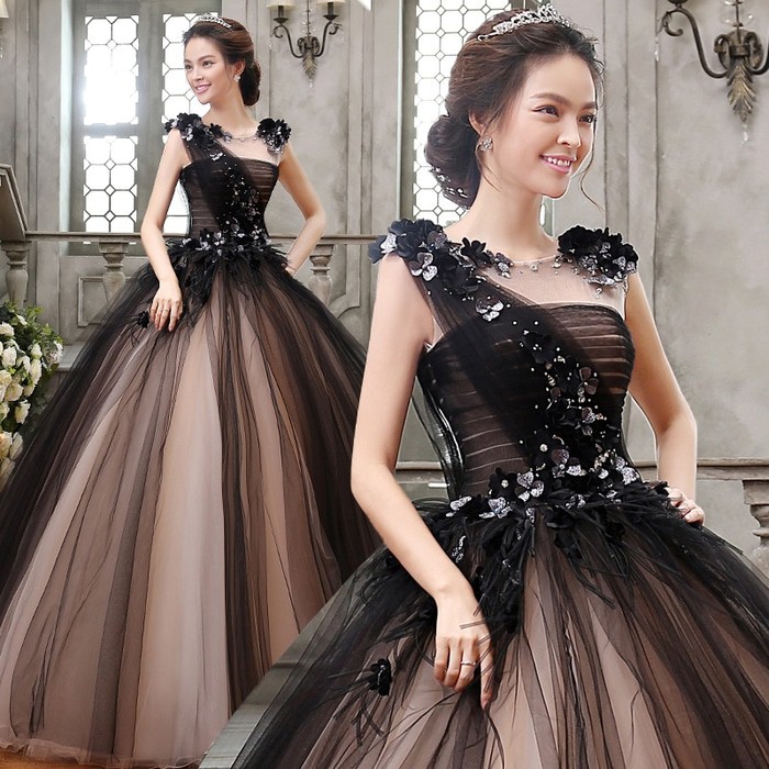Gaun Pengantin 0180716 Hitam Wedding Gown Wedding Dress