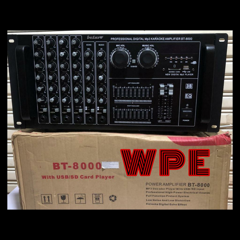 amplifier betavo bt8000 ORIGINAL betavo bt 8000