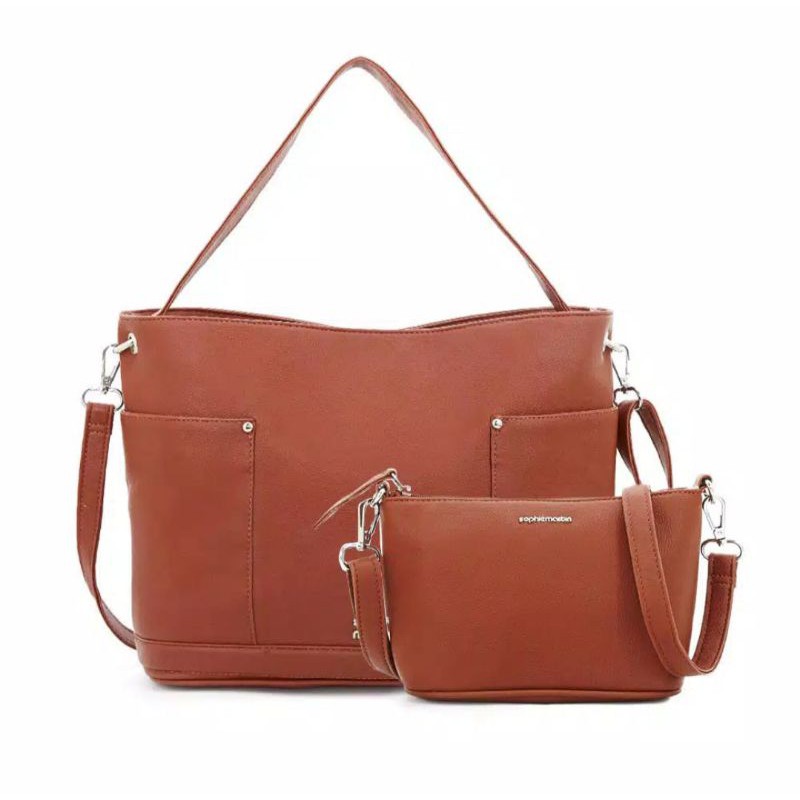 Shopie Martin Jadelaine Bag / Tas Cangklong & Tas Selempang Merah Bata