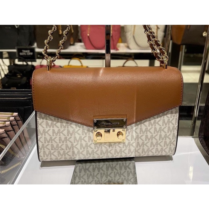 Tas MK original - Michael Kors rose medium in signature vanilla