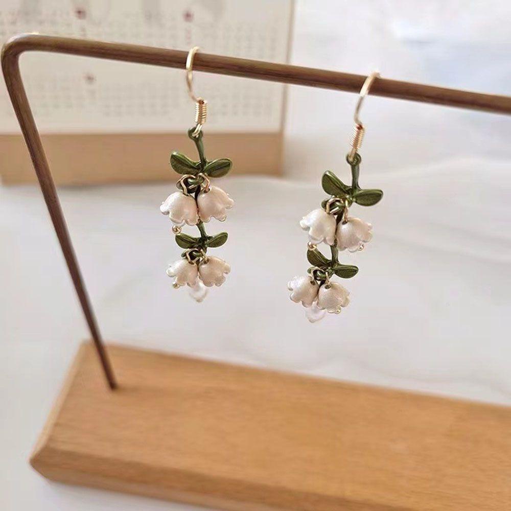 Lily Lily Menjuntai Anting Pernikahan Wanita Perhiasan Gaya Korea Piercing Drop Earrings