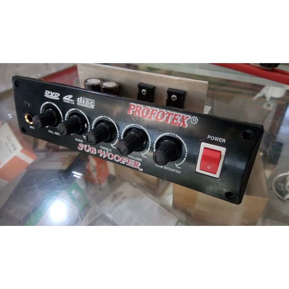 POWER KIT Amplifier MESIN SPEAKER AKTIF KARAOKE PROFOTEX