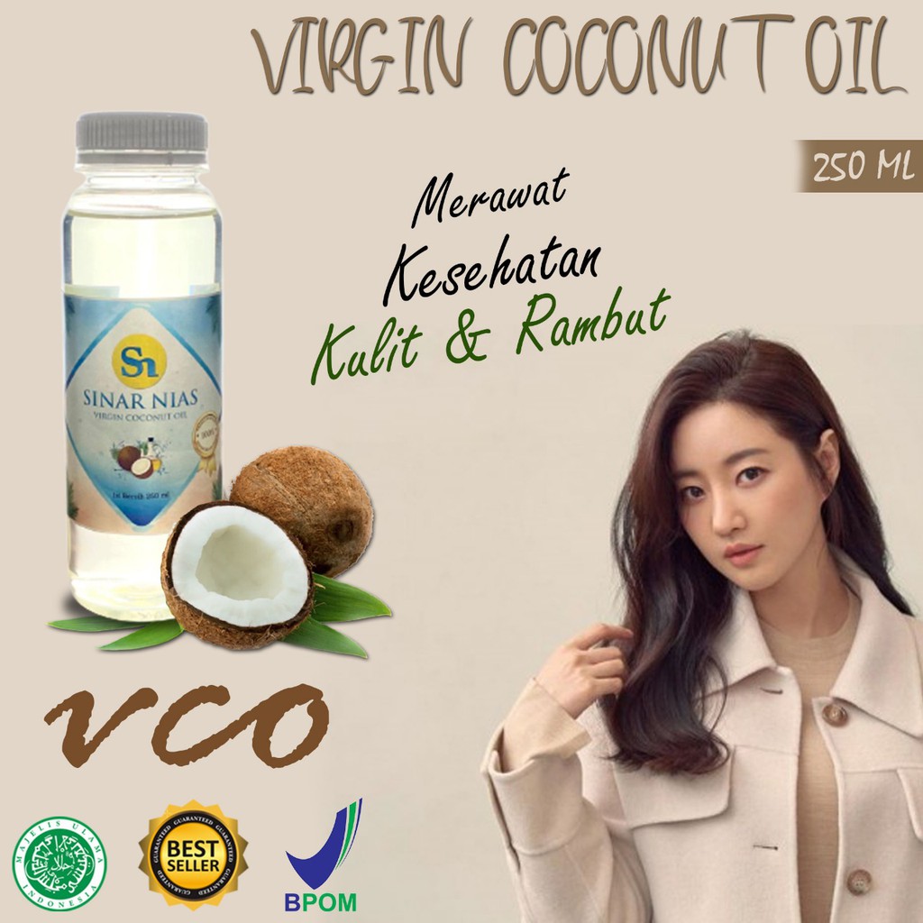 Vitamin Rambut Minyak Kelapa Murni VCO  Virgin Coconut Oil