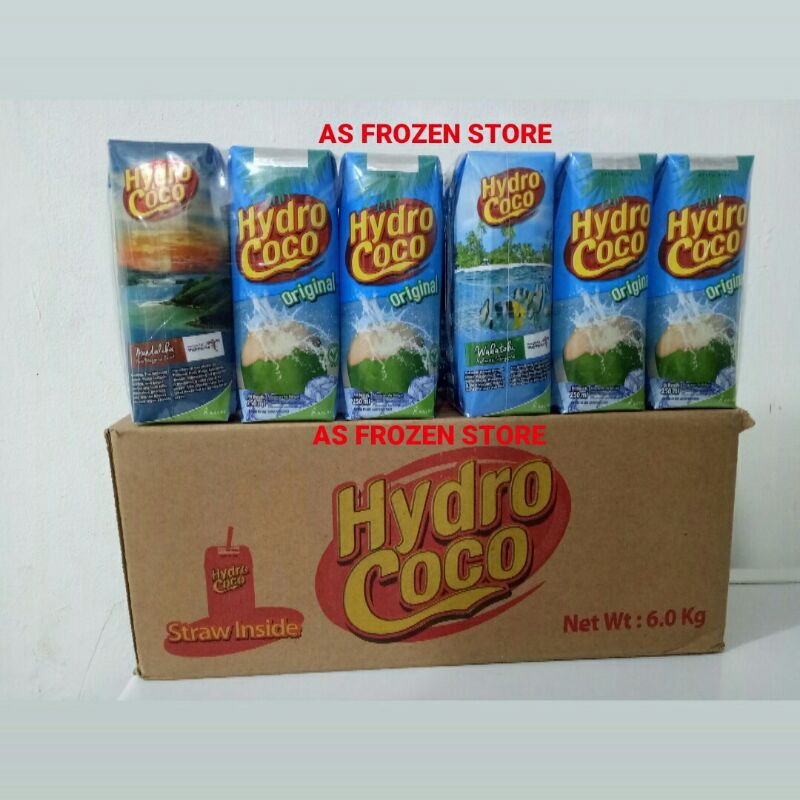 

Hydro Coco 250ml / Hydrococo 250ml 1 Dus 24pcs Air Kelapa Asli By:Kalbe