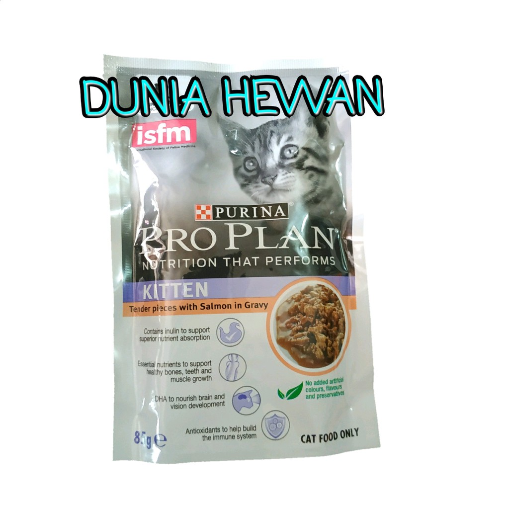 PRO PLAN Proplan KITTEN Salmon Saset / Pouch 85 gr 85gr 85g 85 g