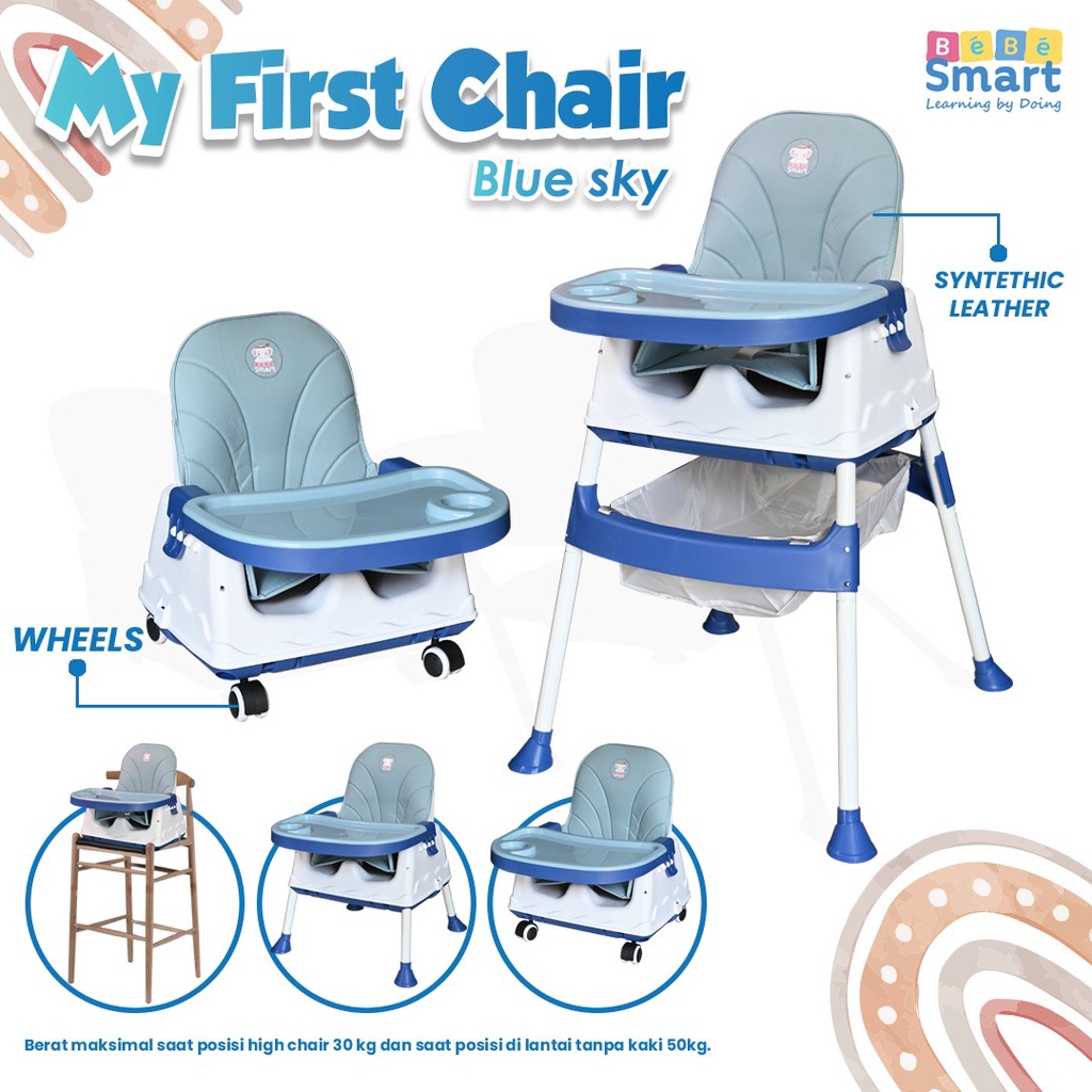 Bebe Smart My First Chair High Chair Booster seat kursi makan anak bayi