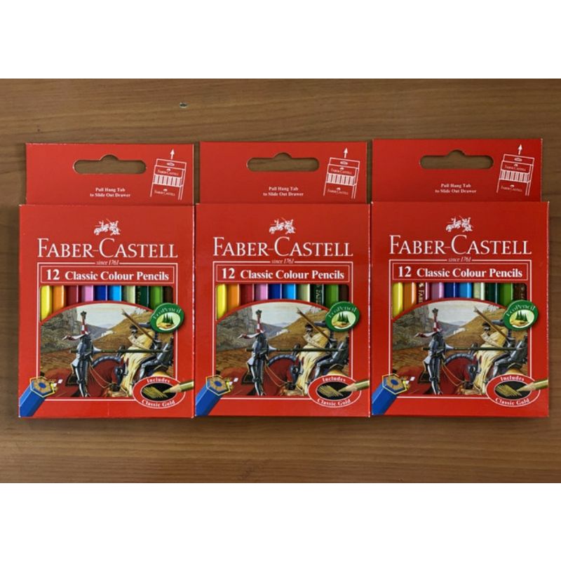 

12 Pensil Warna Faber Castell Classic Colour