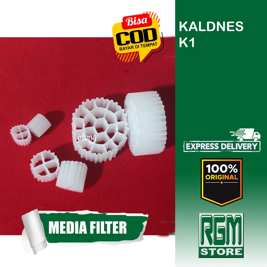 kaldness kalnes kaldnes k1 K2 K3 MBBR media filter aquarium kolam ikan