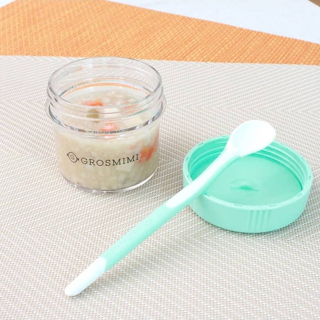 Grosmimi Essten Baby Food Jar Wadah Simpan Makanan Bayi di Kulkas