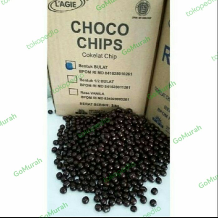 

UMKM Chocolate Chip Chochocip Legie 1/2 bulat repack 250 gr