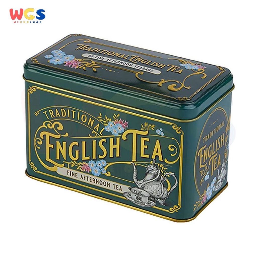 New English Teas Green Vintage Victorian Tea Afternoon Tea 40px2g