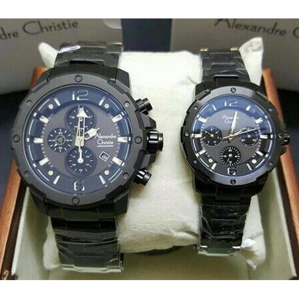 Jam Couple AC Alexandre CHristie 6410 Full Black Original F-14