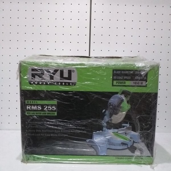 Mesin Potong Aluminium Kayu Mitter Miter Saw 10 inch RYU