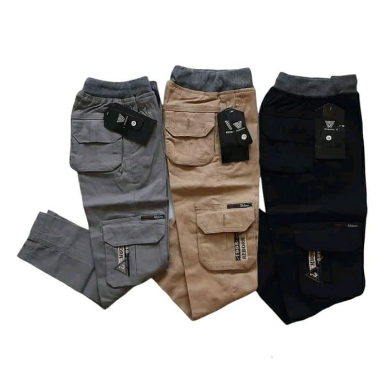 Celana Chino Cargo panjang Kempol Distro Usia 1-14tahun