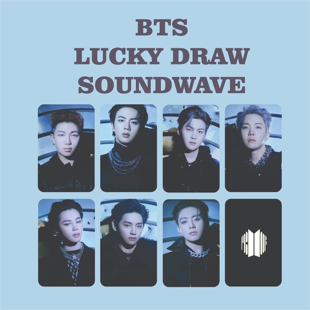 PHOTOCARD BTS LUCKY DRAW PROOF ALBUM