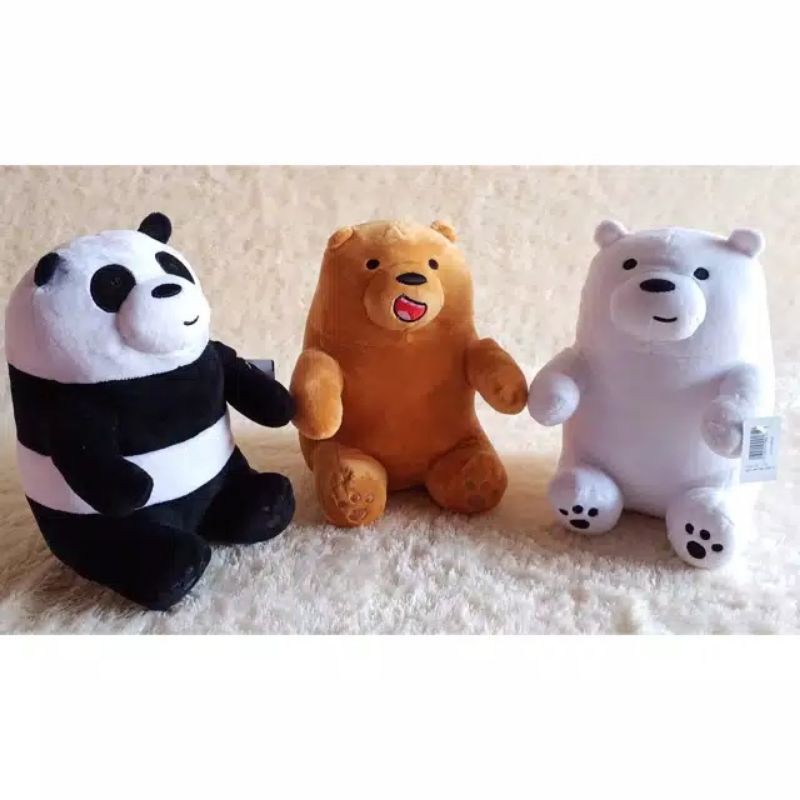 BONEKA WE BARE BEARS 40 CM / BONEKA WBB TERMURAH TERLARIS JUMBO