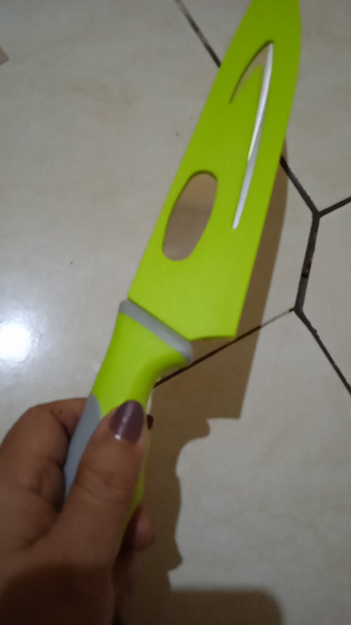 Pisau Stainless Jumbo Pisau Dapur Besar Tajam Kuat Pisau Buah Daging Stainless Double Goldfish