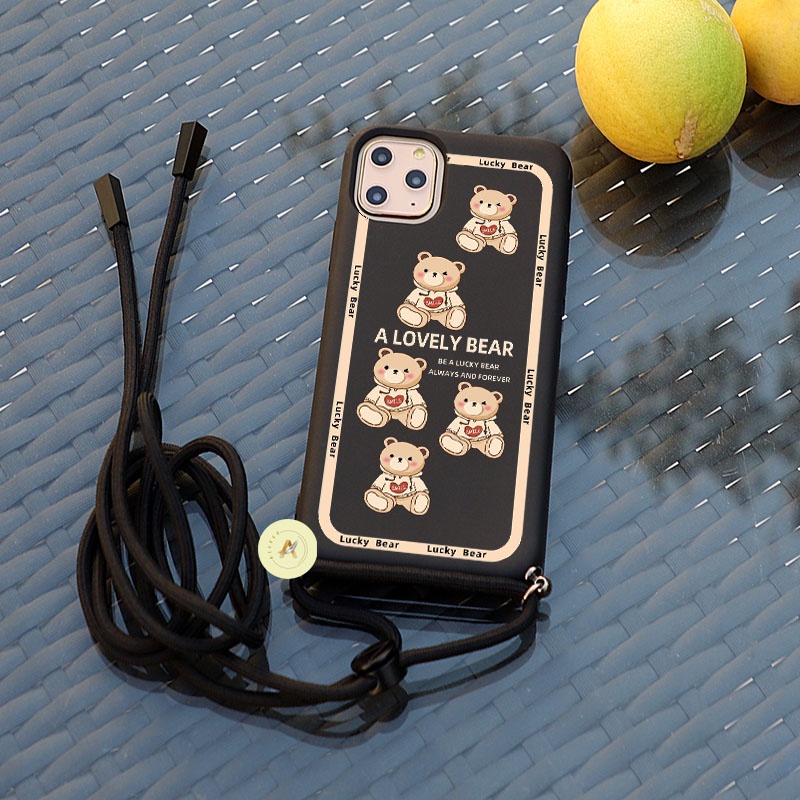 [CT23] Candy Case Motif Bears + Tali For XIAOMI MIA1 MIA2 POCO X3 POCO M3 REDMI 4A 4X 5+ 5 5A 6 PRO 