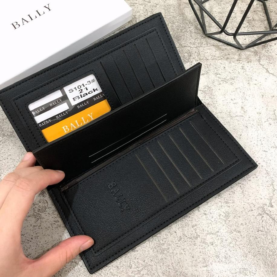 Dompet gucci panjang emboss ( ada box ) Gucci Y589-3 pria wanita simple lipat ko