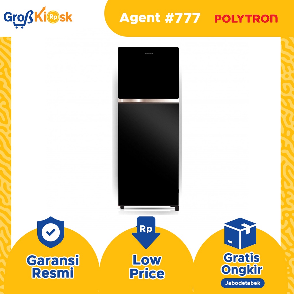 Kulkas 2 Pintu 220L POLYTRON PRW23MNX / PRW 23MNX / PRW23