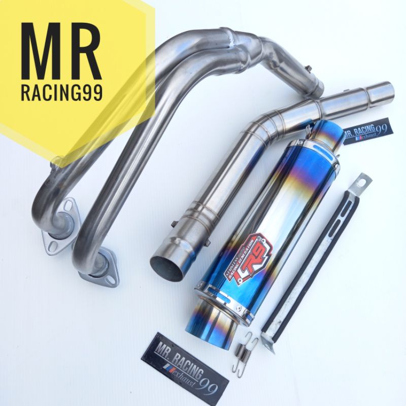 Knalpot Racing R9 MUGELLO PNP CBR250RR - NINJA250FI -NINJA 250 KARBU - R25 -MT25 -Z250 Full System