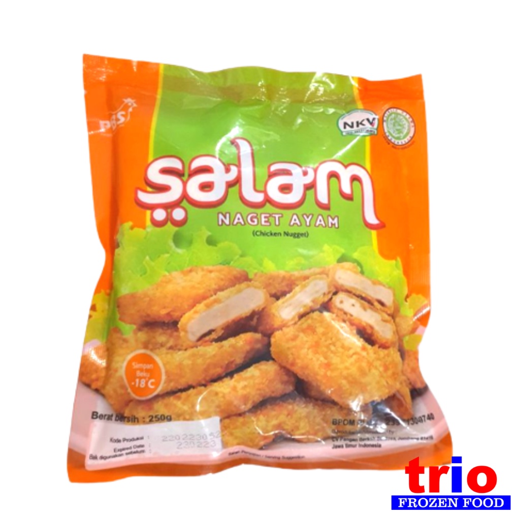 Paket Hemat So Nice Nugget Ayam 250gr + Sosis Ayam 75gr Isi 3pcs / Salam Nugget