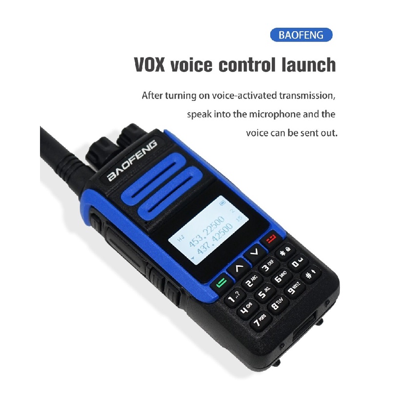 BF-H7 - Dual Band Walkie Talkie 10W - 2200mAh Battery