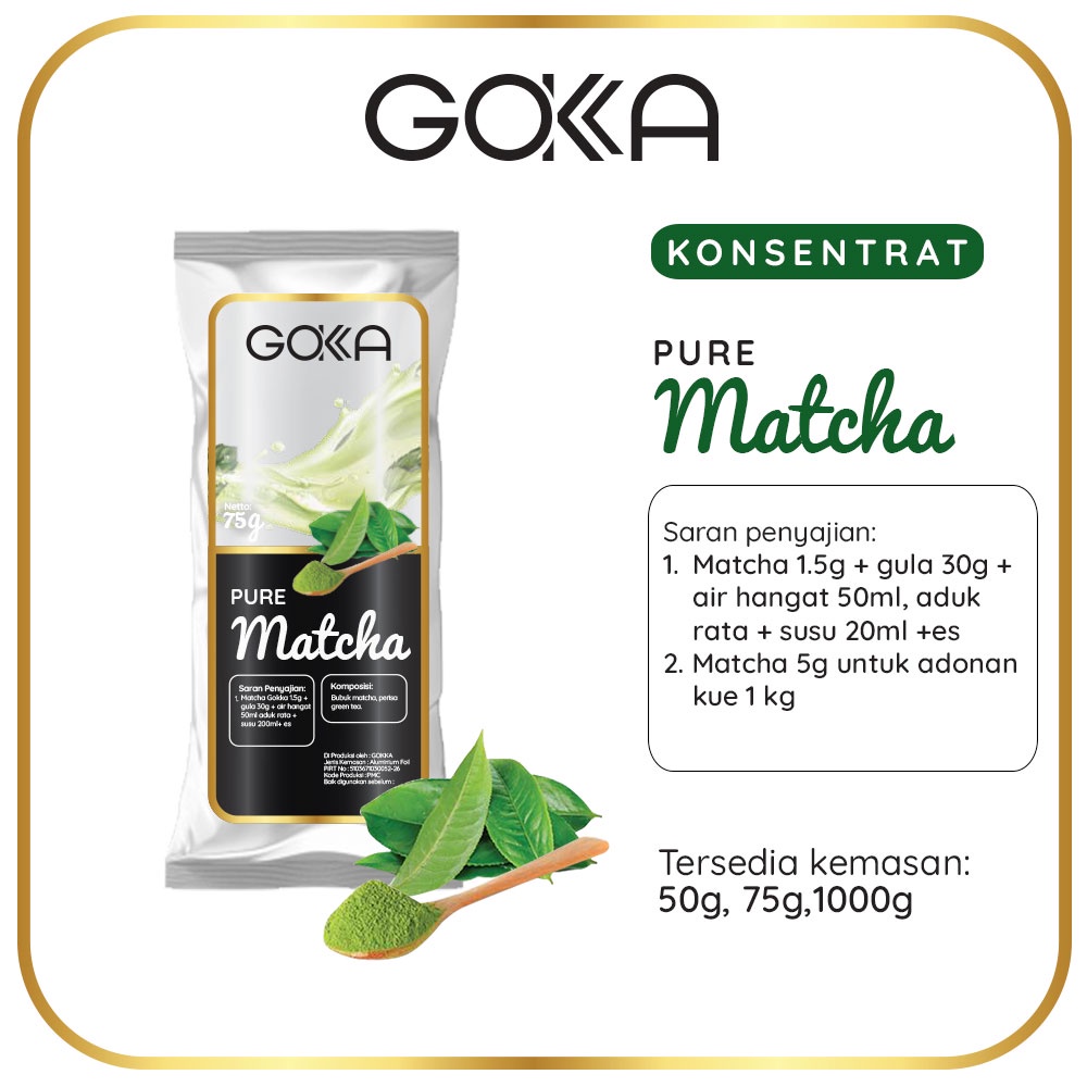 

Bubuk Minuman Gokka Matcha 50 gram