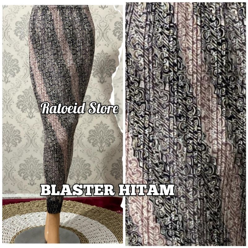 [200 Motif - Part 01] Rok Plisket Batik Panjang / Rok Batik / Rok Kebaya / Rok Wisuda / Bawahan Kebaya / Bawahan Batik / Rok Kondangan / Rok Pengantin / Rok Akad / Rok Lamaran / Rok Span / Rok Prisket Batik Jumbo Batik Production Original By Ratoeid Store-NO.28 Blaster hitam