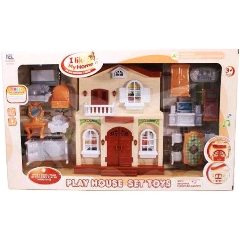 Cod Play House Set Toys / Mainan Rumah Barbie / Rumah Barbie / Mainan Anak