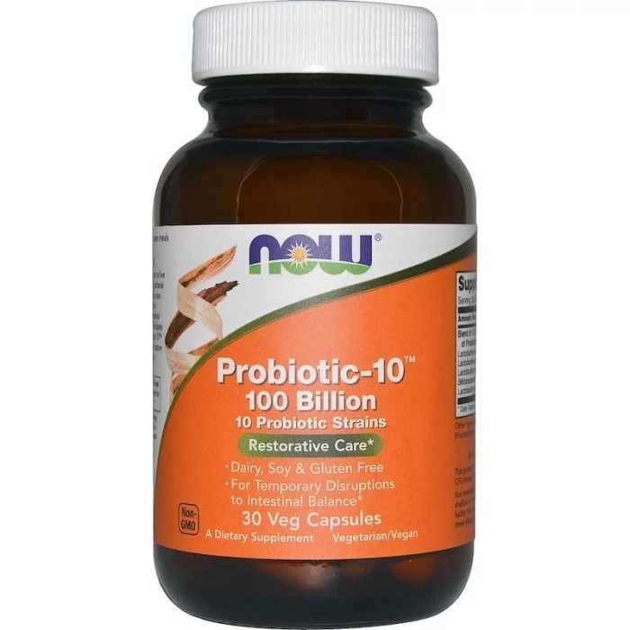 Now Foods Probiotic 10 100 Billion 30 Veg / Now Probiotic 100 billion