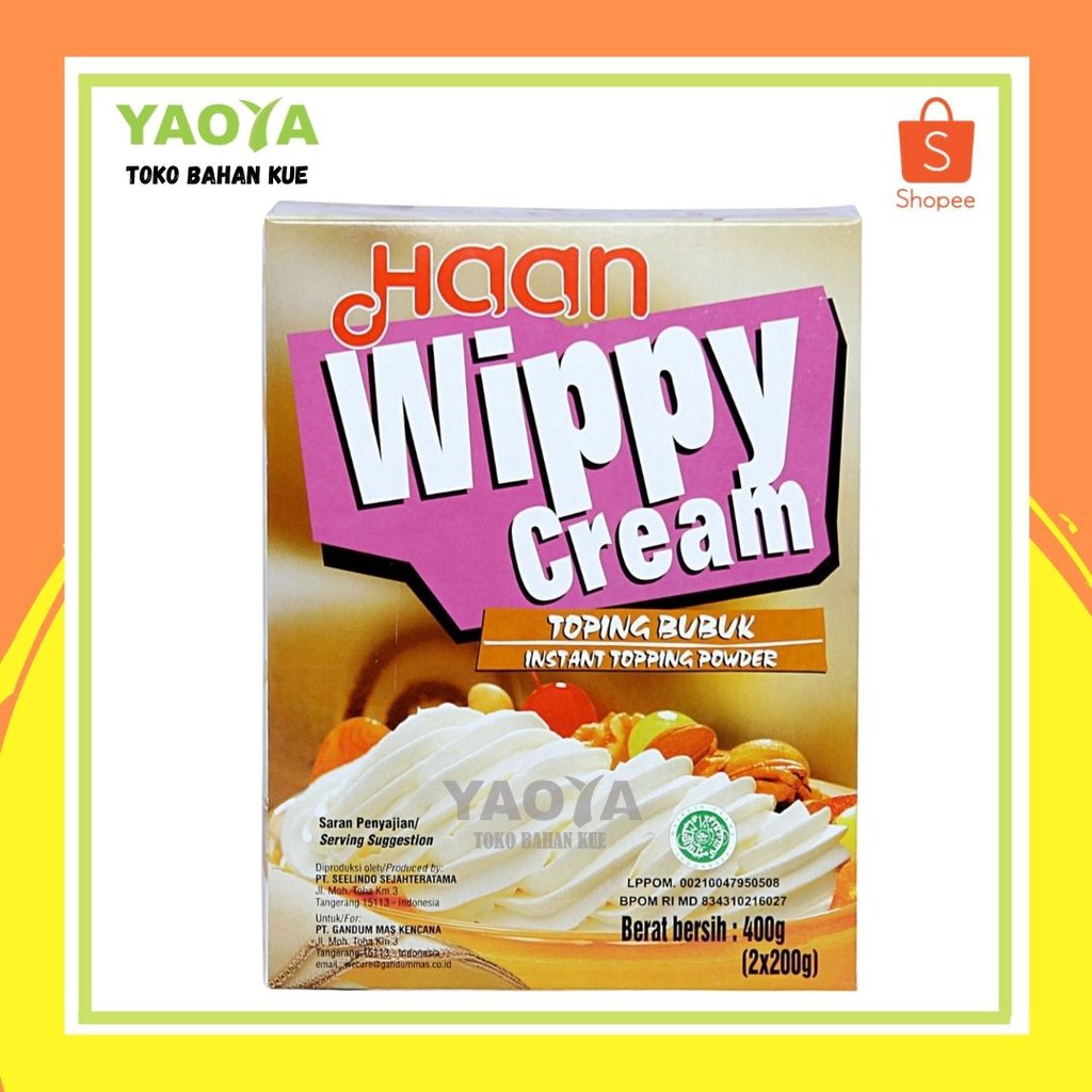 

HAAN WIPPY CREAM 400G