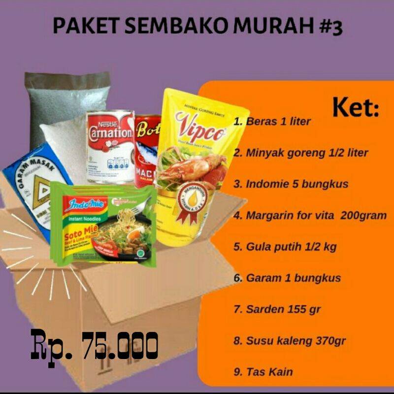 

Paket Sembako Murah C