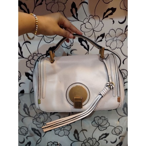 tas wanita top handle chloe indy second preloved seken