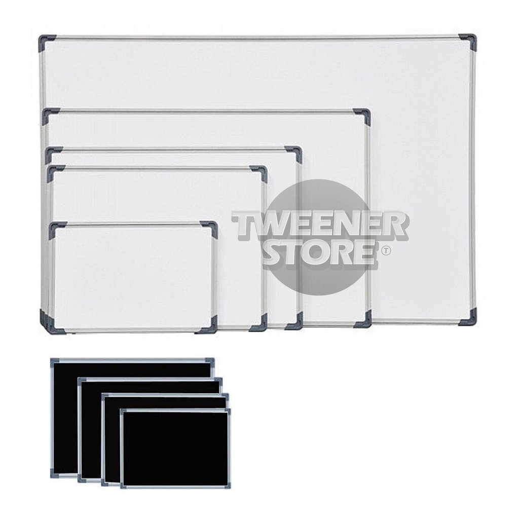 

(Uk.30x50) Papan Tulis Gantung Whiteboard dan Kapur | White Board