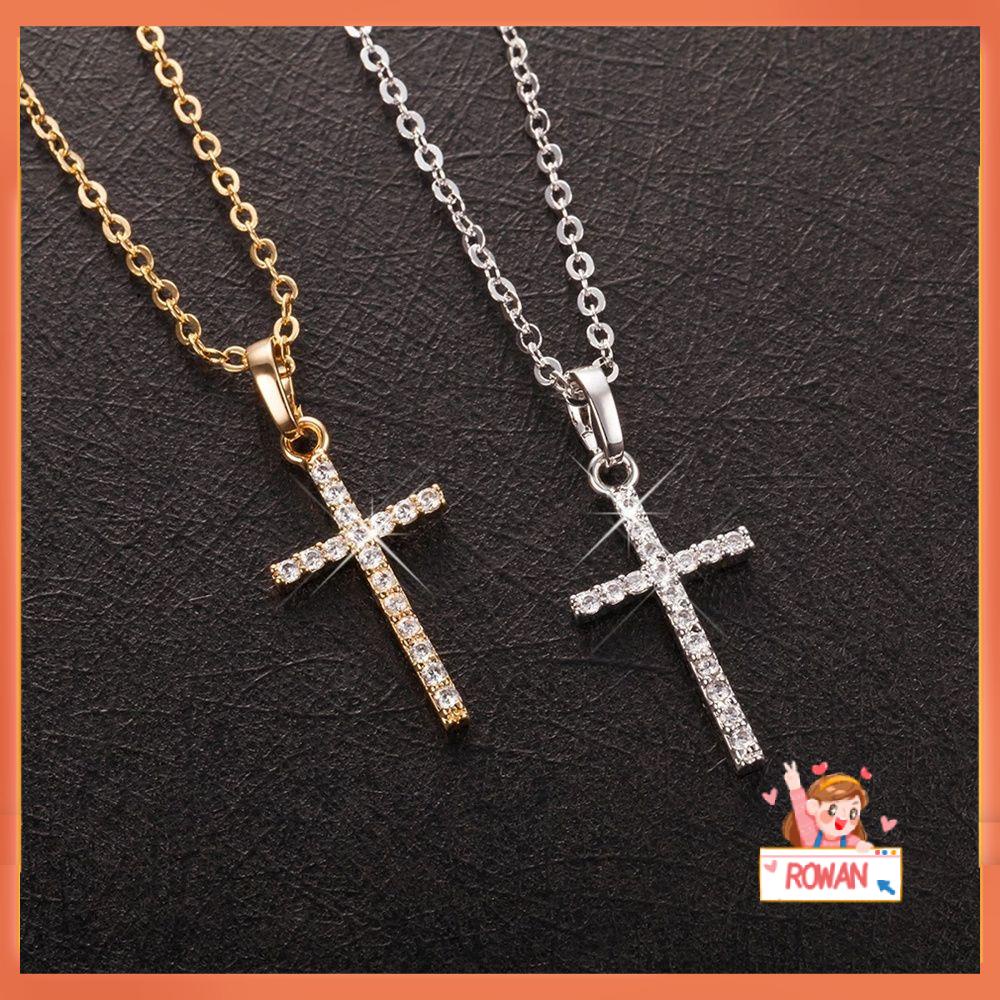 Kalung Liontin Salib Yesus Untuk Pria Dan Wanita