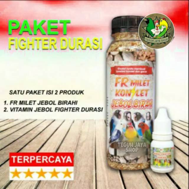 Fr Paket pakan burung Lovebird fighter