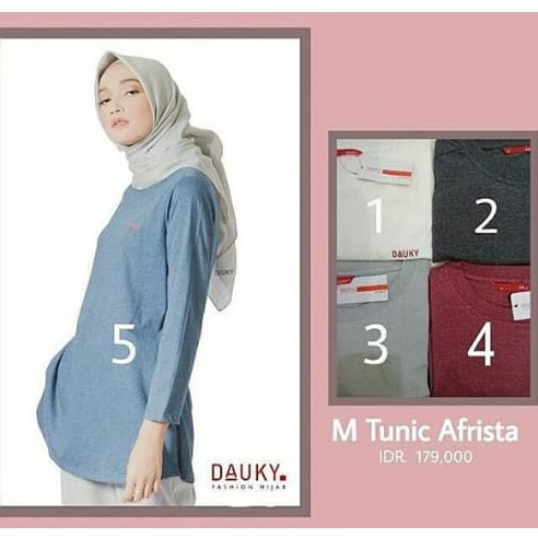 M TUNIC AFIRSTA | DAUKY FASHION | TUNIC KAOS