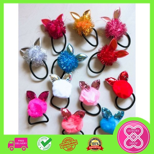 Karet Rambut Pom2 Rabbit Lucu