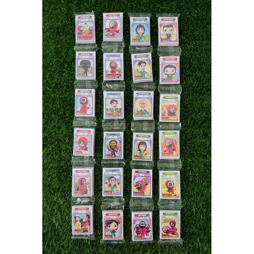Mainan Kartu Kwartet Jumbo Motif Tung Tung Sahur / Naruto / Ultraman /  Mobile Legend / Pokemon DG (