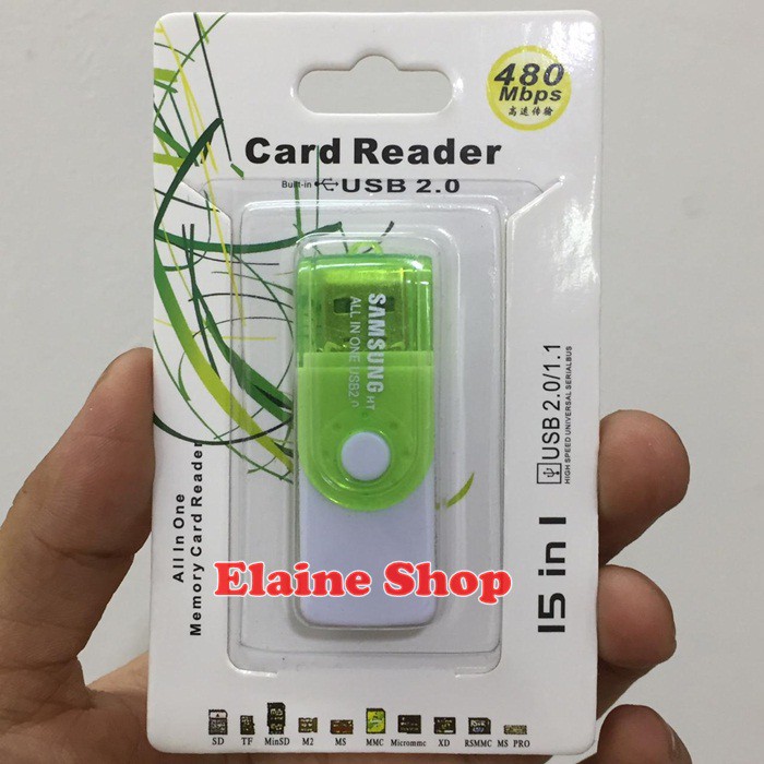 Card Reader All In One - 4 Slot CARD READER USB 2.0 ALL IN 1