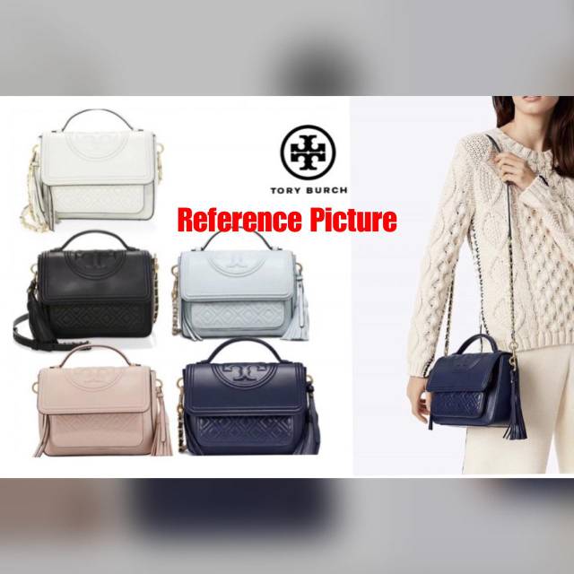 Tory Burch Fleming satchel with box 308(02)