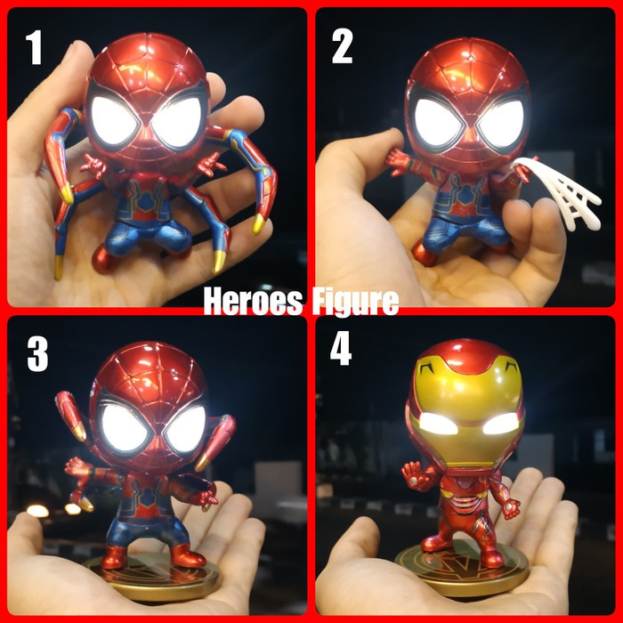 Cosbaby Hot Toys Iron Man Spiderman Iron Spider Ironman Action Figure