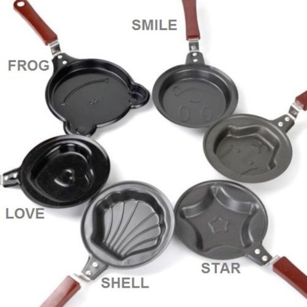 Frypan Mini Karakter Frying Pan Cetakan Telur Mini - Pancake Maker Teflon Mini Wajan Anti Lengket
