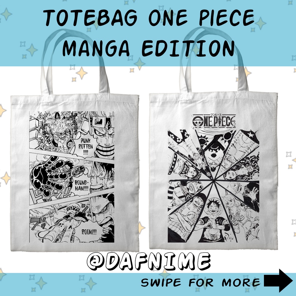 TOTEBAG ANIME ONE PIECE MANGA EDITION