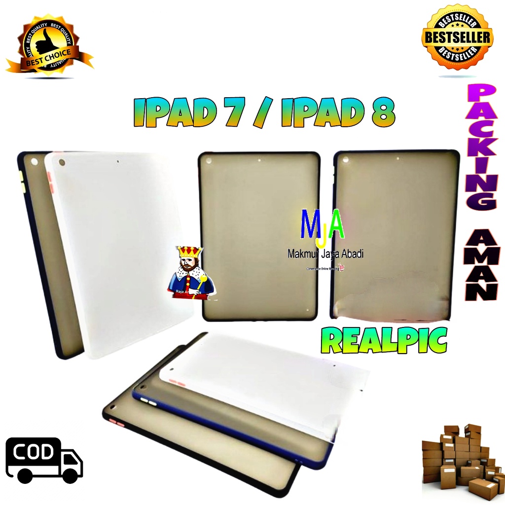 SOFTCASE IPAD 7 / IPAD 8 - CASE MATTE FULL COLOUR MY CHOICE BUMPER CASE PELINDUNG KAMERA