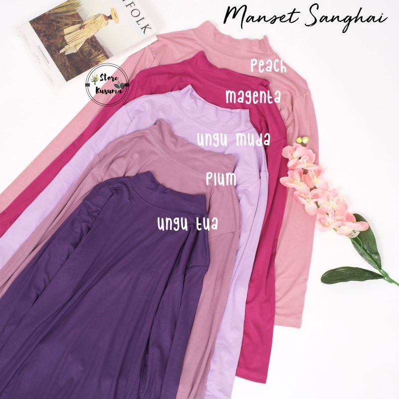 Manset Sanghai Bahan Rayon Super Adem size L, XL, XXL