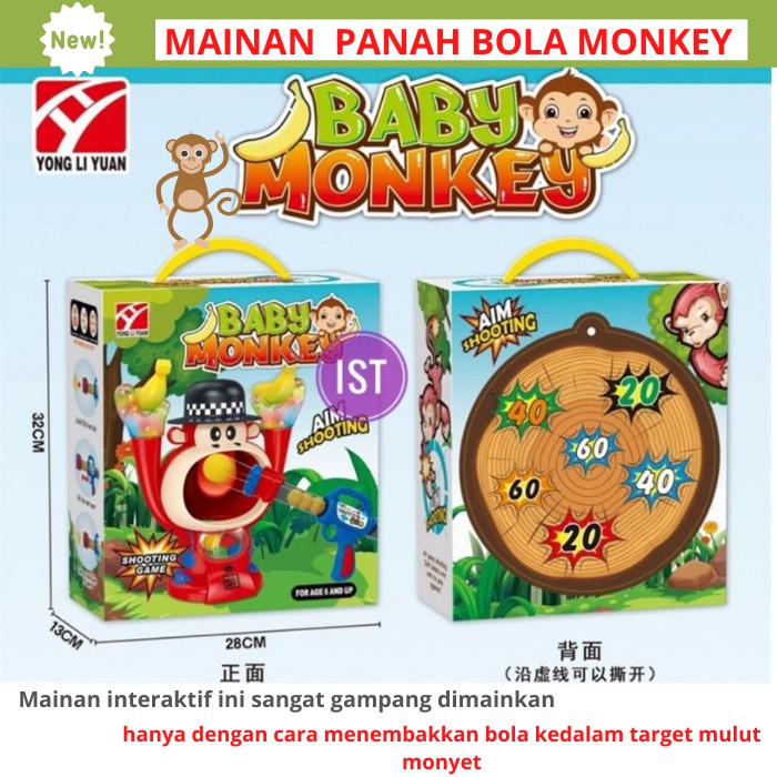 Mainan Anak Laki Laki Edukasi Monkey Kasir Kasiran Pretend Lucu Hadiah Hampers Ultah 1 2 Tahun BT202